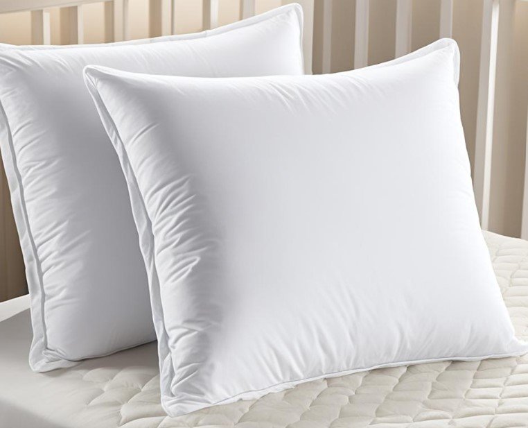 Pillow protectors in white