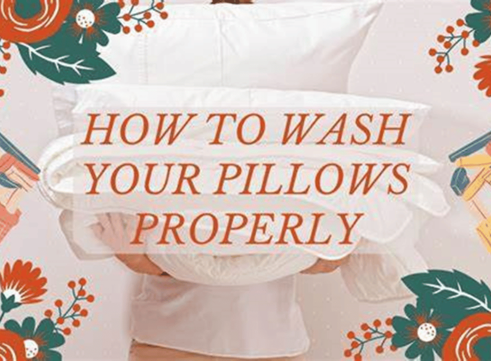 how to wash organic cotton pillows