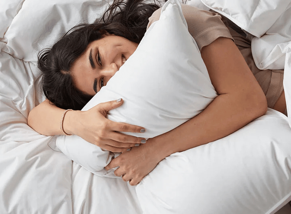 Organic Cotton Pillow for Stomach Sleepers