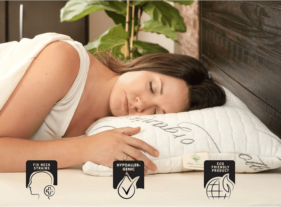 Natural latex pillows are excellent for neck pain