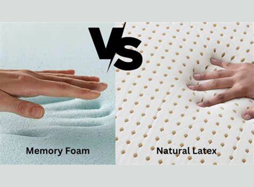 Latex vs. Memory Foam: A Comparison