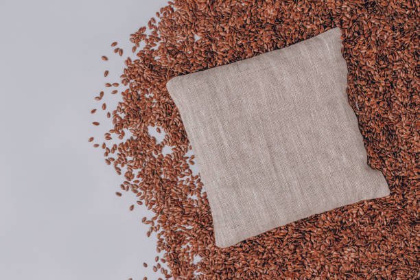 Flaxseeds filled pillow