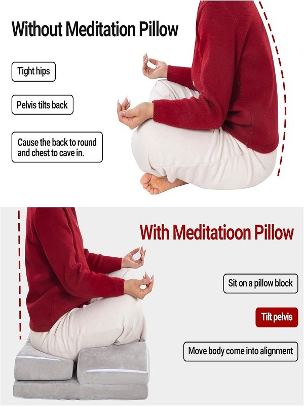 Types of Meditation Cushions Best Suited for Bad Knees