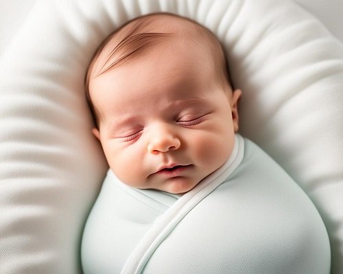 Newborn head support pillow