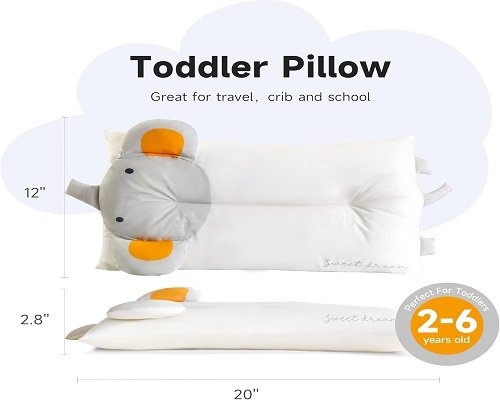 Peekaboo pillow is also a toddler pillow