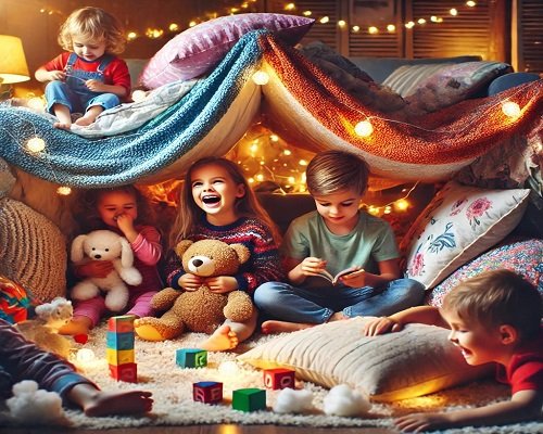 Kids' Pillow Fort Concepts serve as their personal sanctuary or imaginative world.