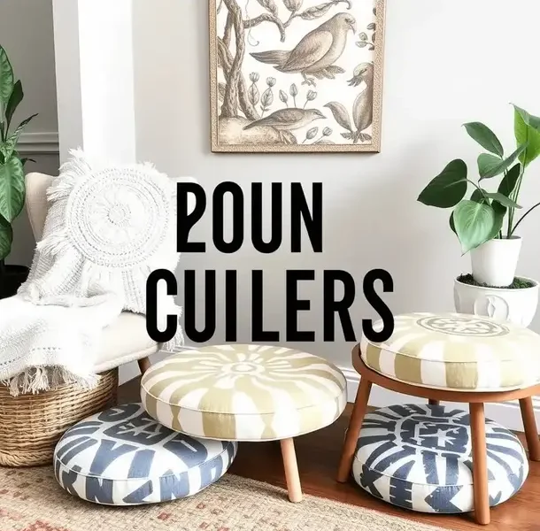 DIY Round Cushion Covers: Guide for Comfortable, Stylish Seating