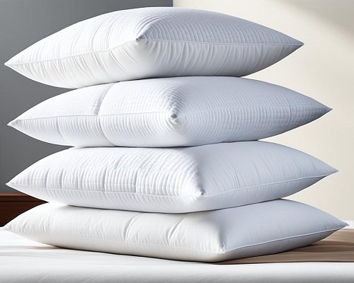 A traditional-feel, non-adjustable pillows might be right for you.